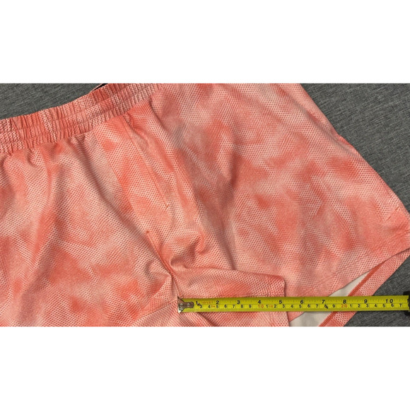 Lululemon Men's Shadow Mesh Red Orange Channel Cross Swim Short Size XL - Picture 5 of 6